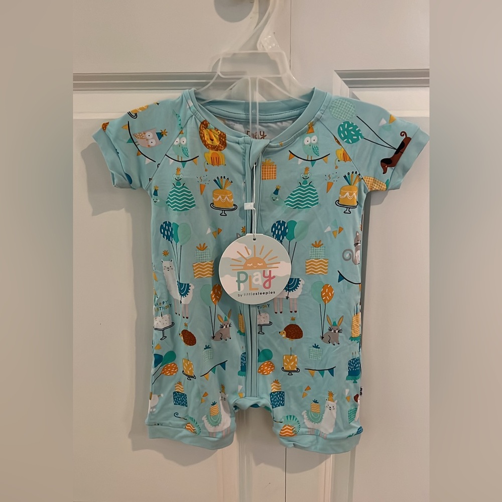 Little Sleepies Party Animal shortie 6-12